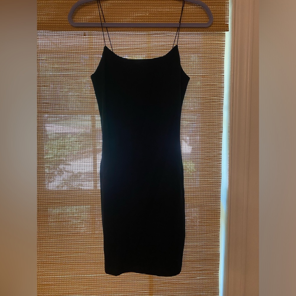 Zara black mini dress